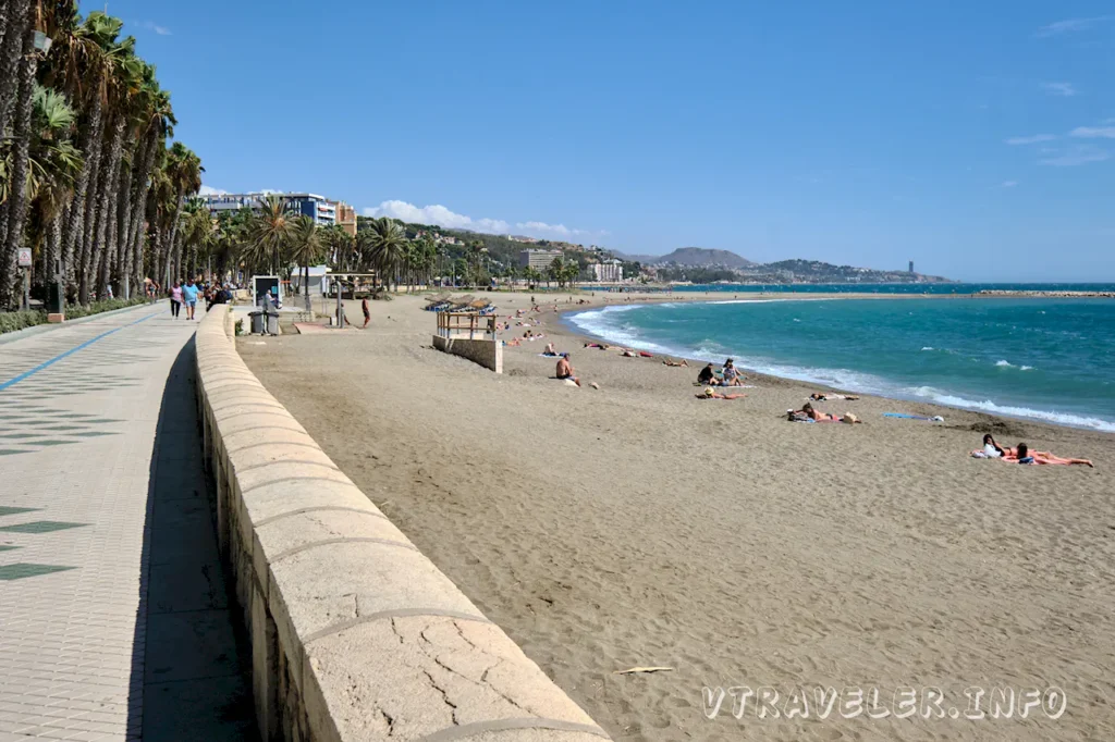 Zonas de praia de Málaga - Espanha