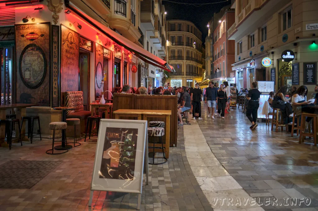 Restaurantes y vida nocturna en Málaga - España