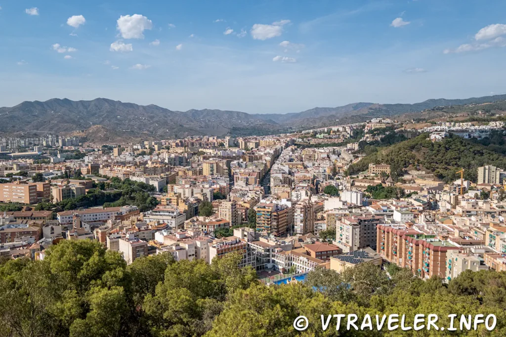 Vorstadtgebiete von Málaga - Spanien