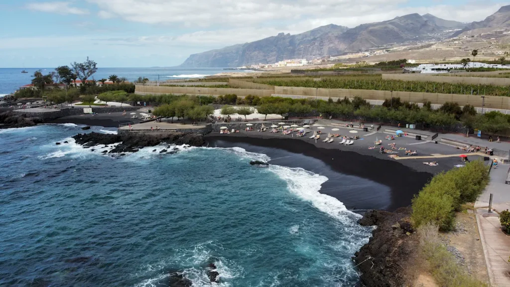 Wetter im März auf Teneriffa - Playa La Jaquita im Westen der Insel