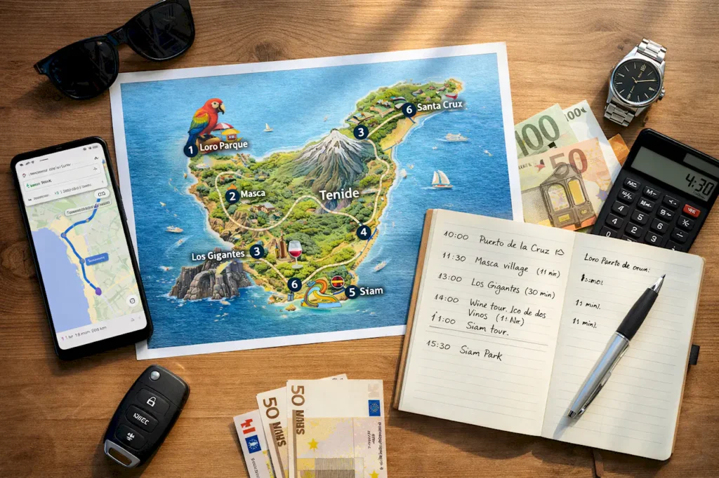 Услуги водителя на Тенерифе — заказать с авто 9 Как правильно спланировать маршрут на Тенерифе
