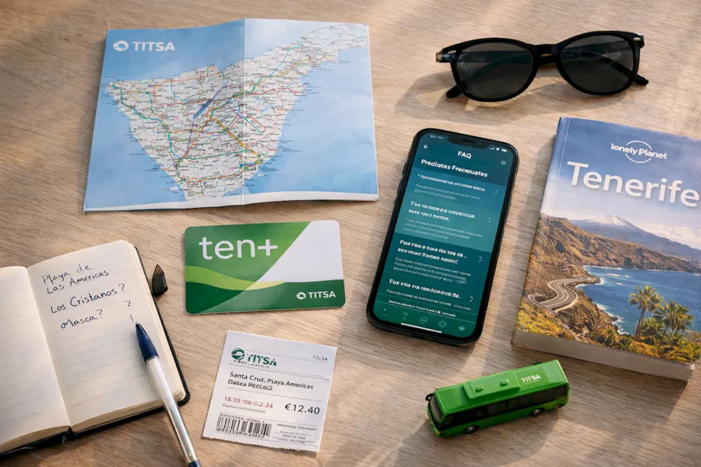 Подготовка к использованию транспорта на Тенерифе: маршруты, карты, приложения Планирование поездки на общественном транспорте Тенерифе — карта маршрутов TITSA и карта ten+